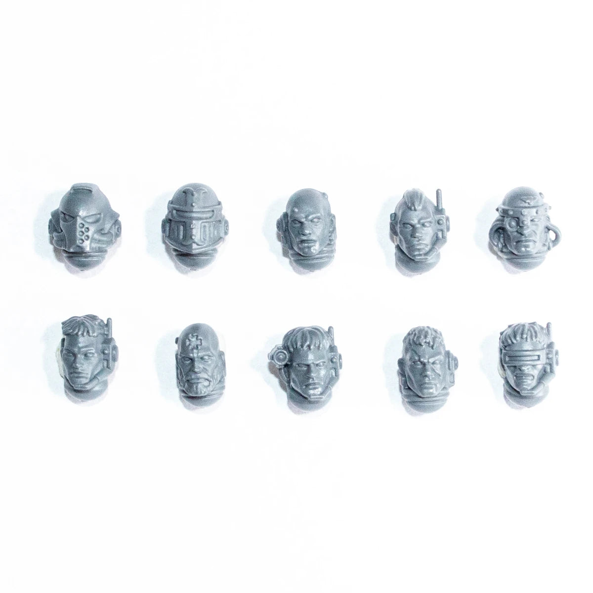 Warhammer 40K Black Templars Upgrades Heads x 10 Bits Bitz
