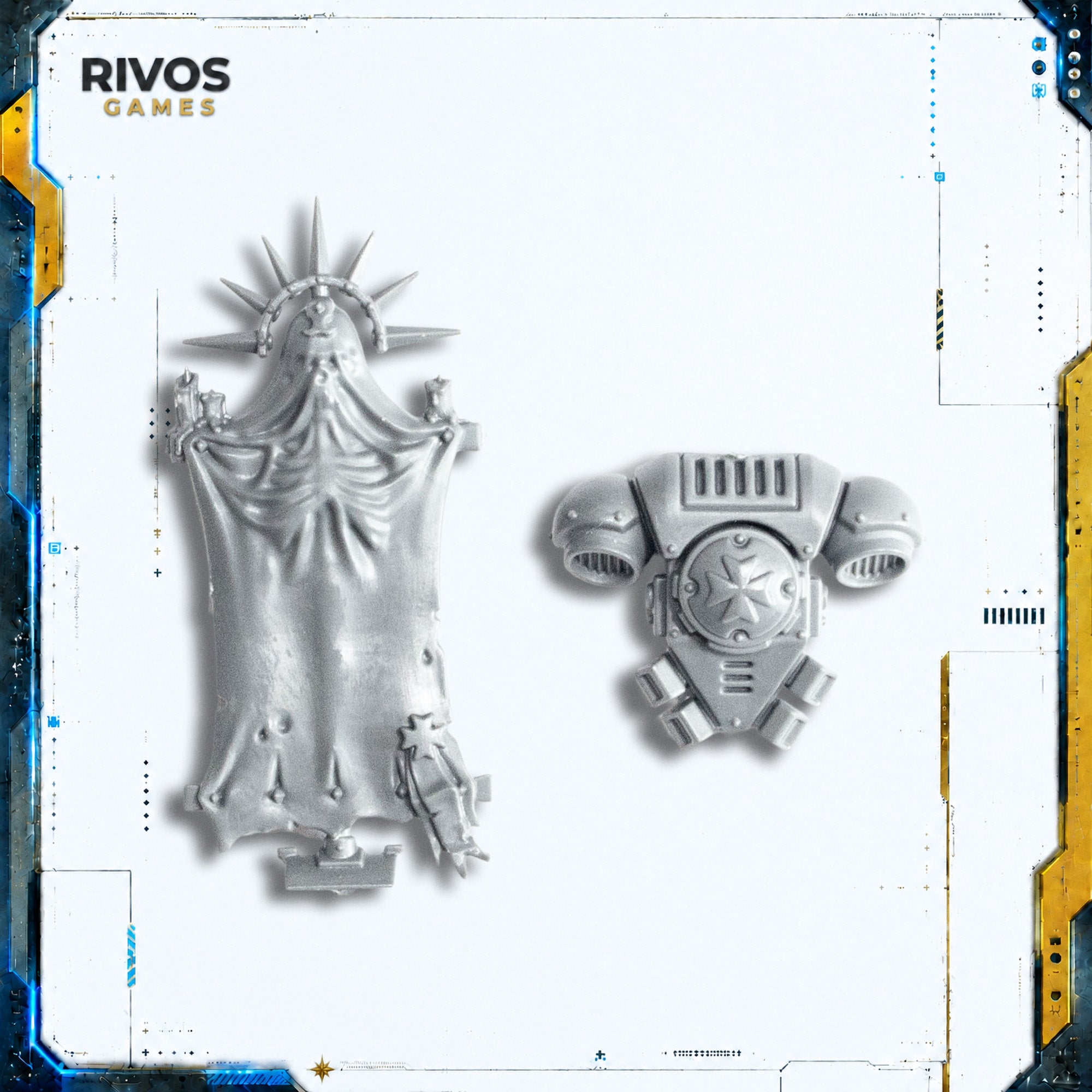 Warhammer 40K Black Templars Upgrades Aurillian Shroud - Bits (Bitz)