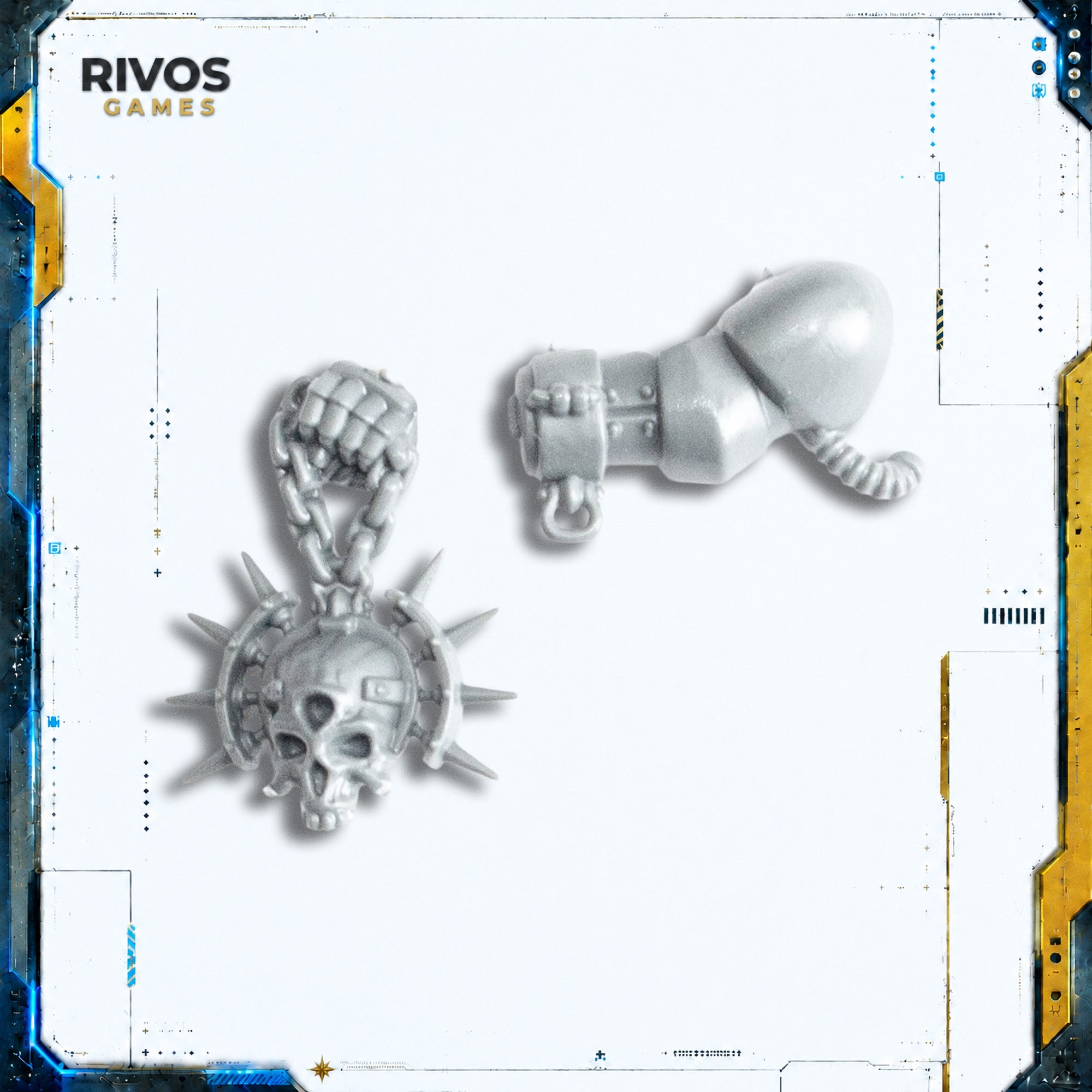 Warhammer 40K Black Templars Upgrades Skull of the Cacodominus - Bits (Bitz)