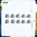 Warhammer 40K Black Templars Upgrades Shoulder Pads x 10 - Bits (Bitz)