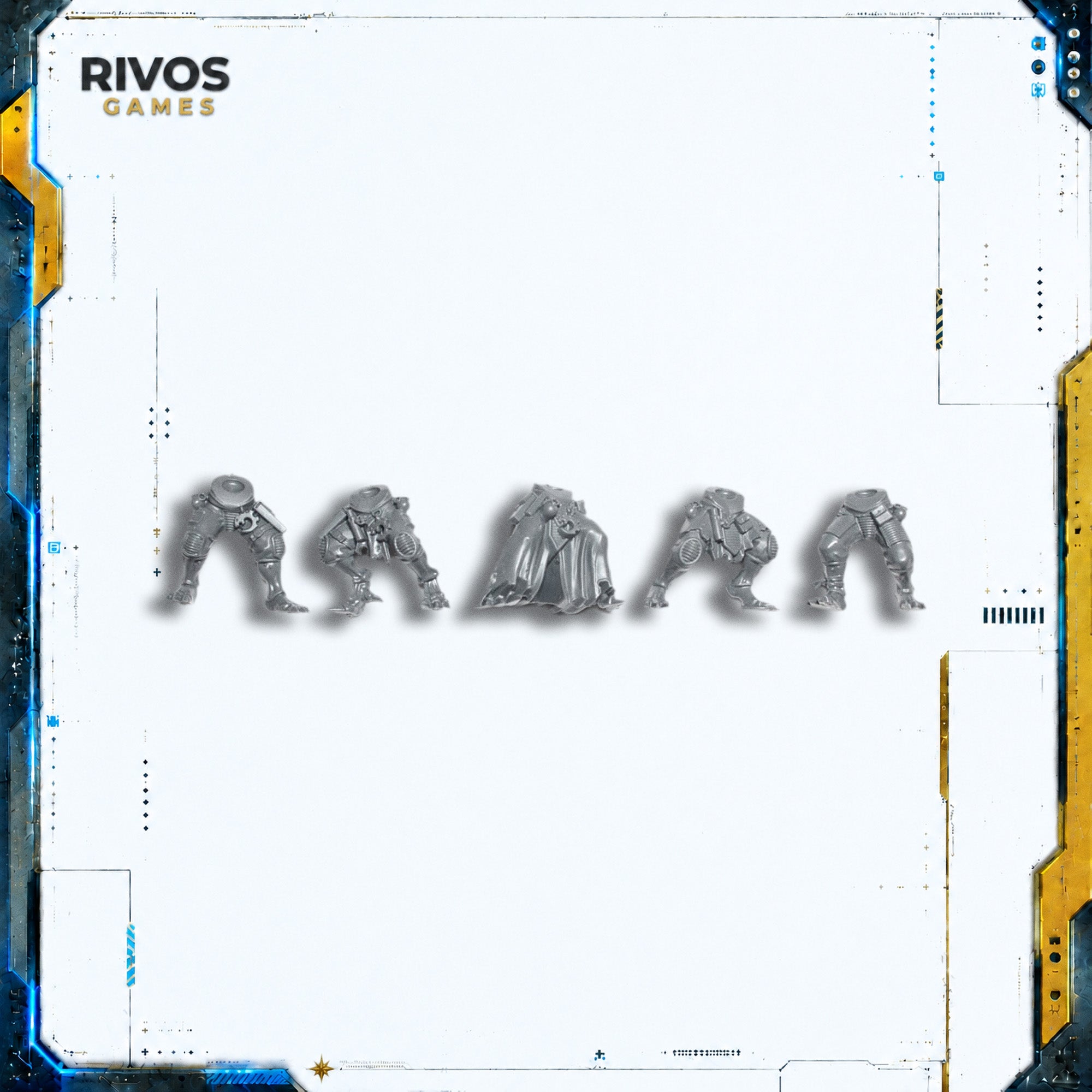 Warhammer 40K Genestealer Cults Acolyte Hybrids Legs x 5 - Bits (Bitz)