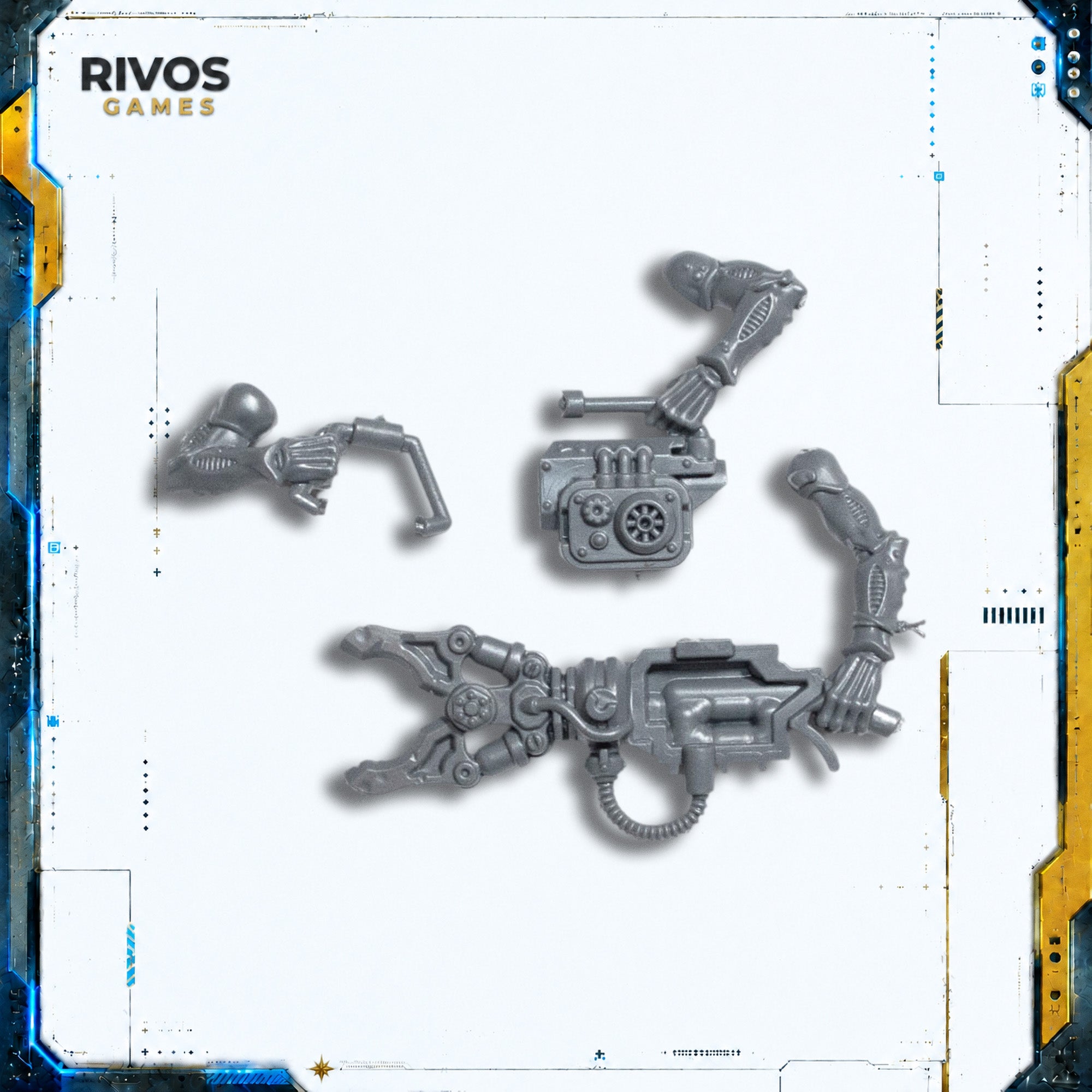 Warhammer 40K Genestealer Cults Acolyte Hybrids Heavy Rock Cutter - Bits (Bitz)