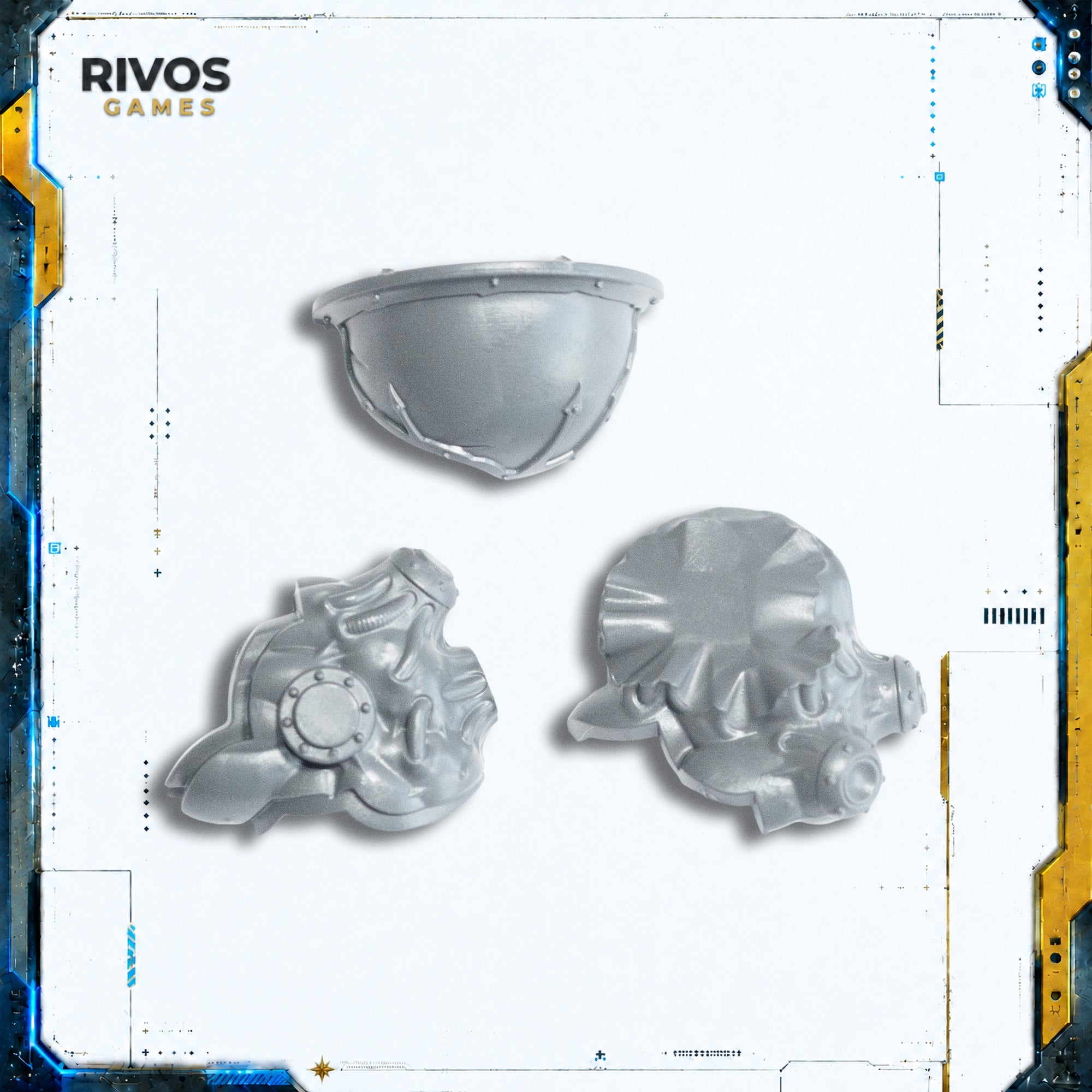 Warhammer 40K Chaos Space Marines Helbrute Right Shoulder - Bits (Bitz)
