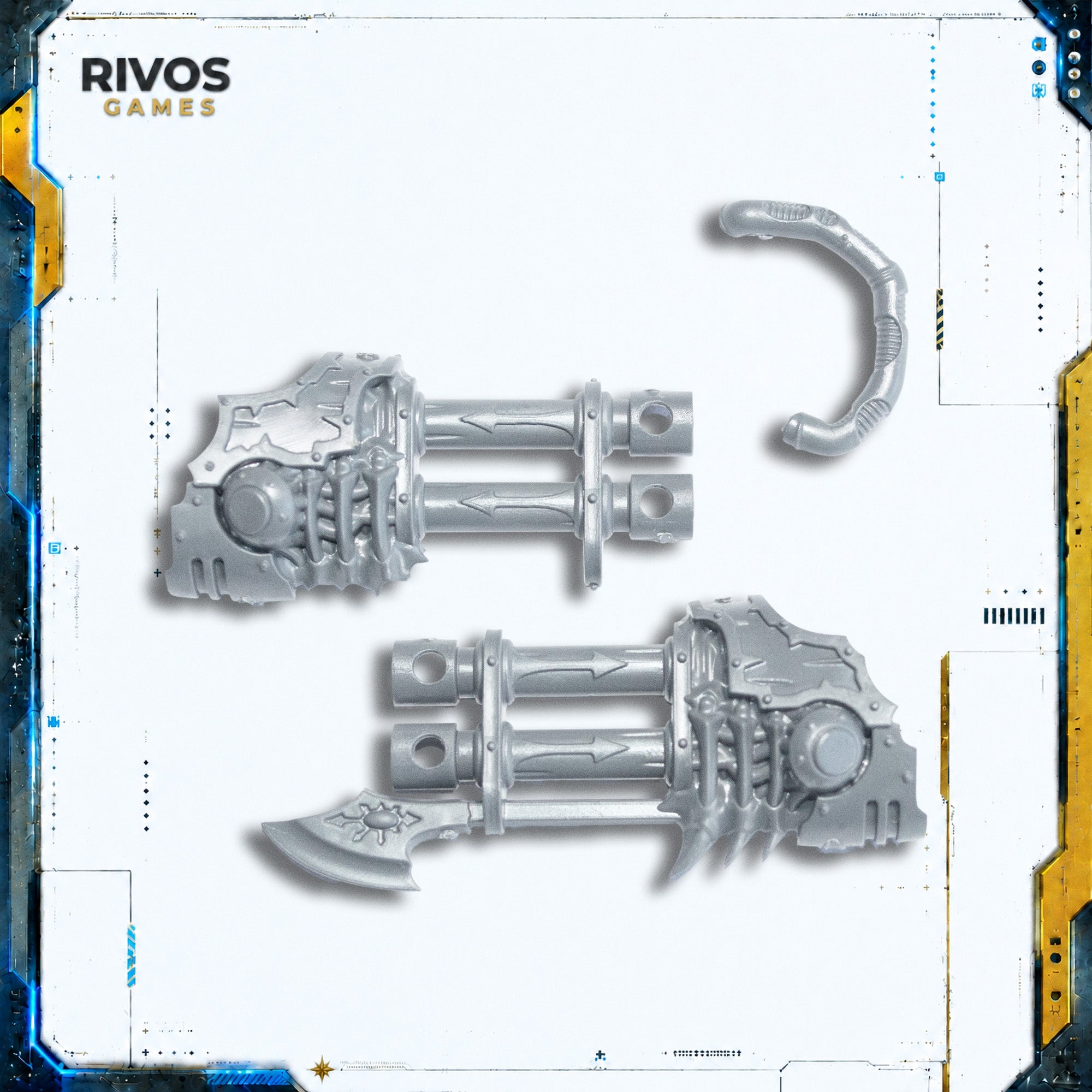 Warhammer 40K Chaos Space Marines Helbrute Reaper Autocannon - Bits (Bitz)