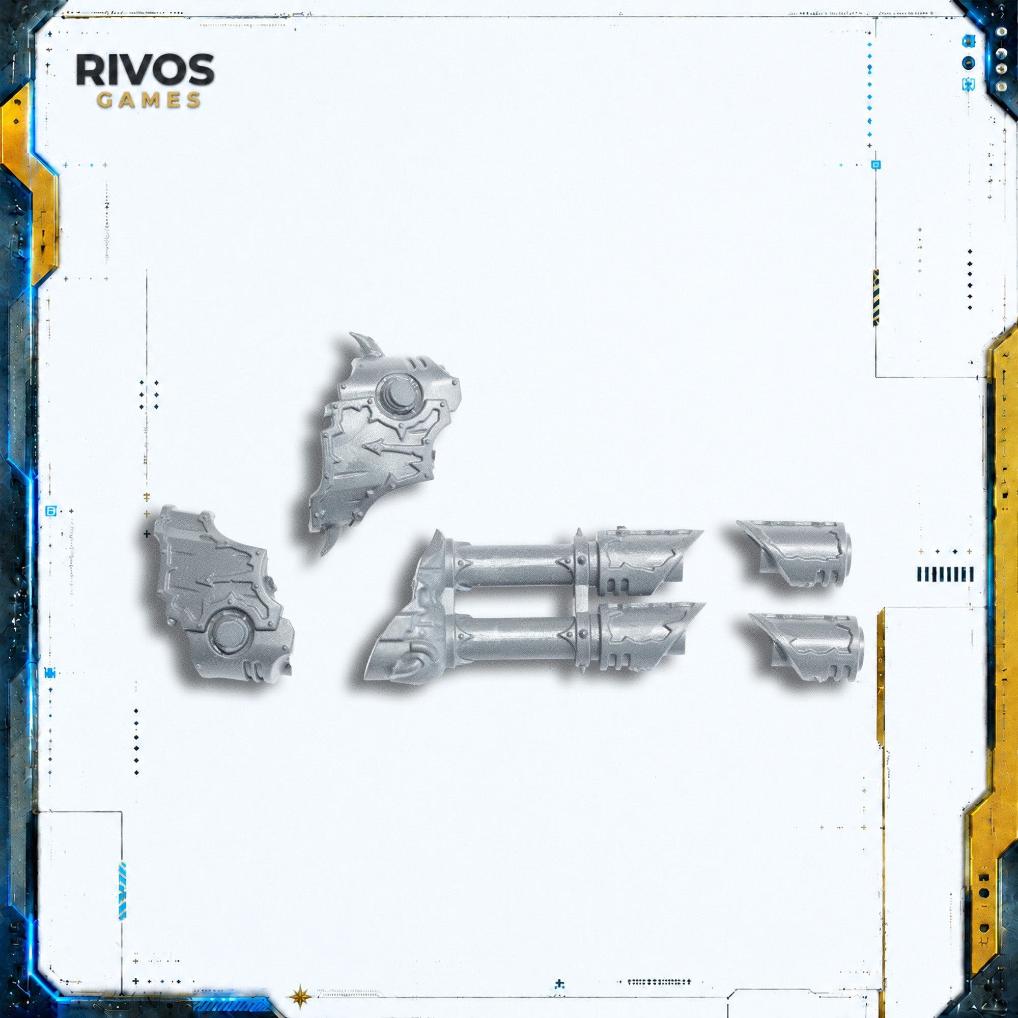 Warhammer 40K Chaos Space Marines Helbrute Twin Lascannon - Bits (Bitz)