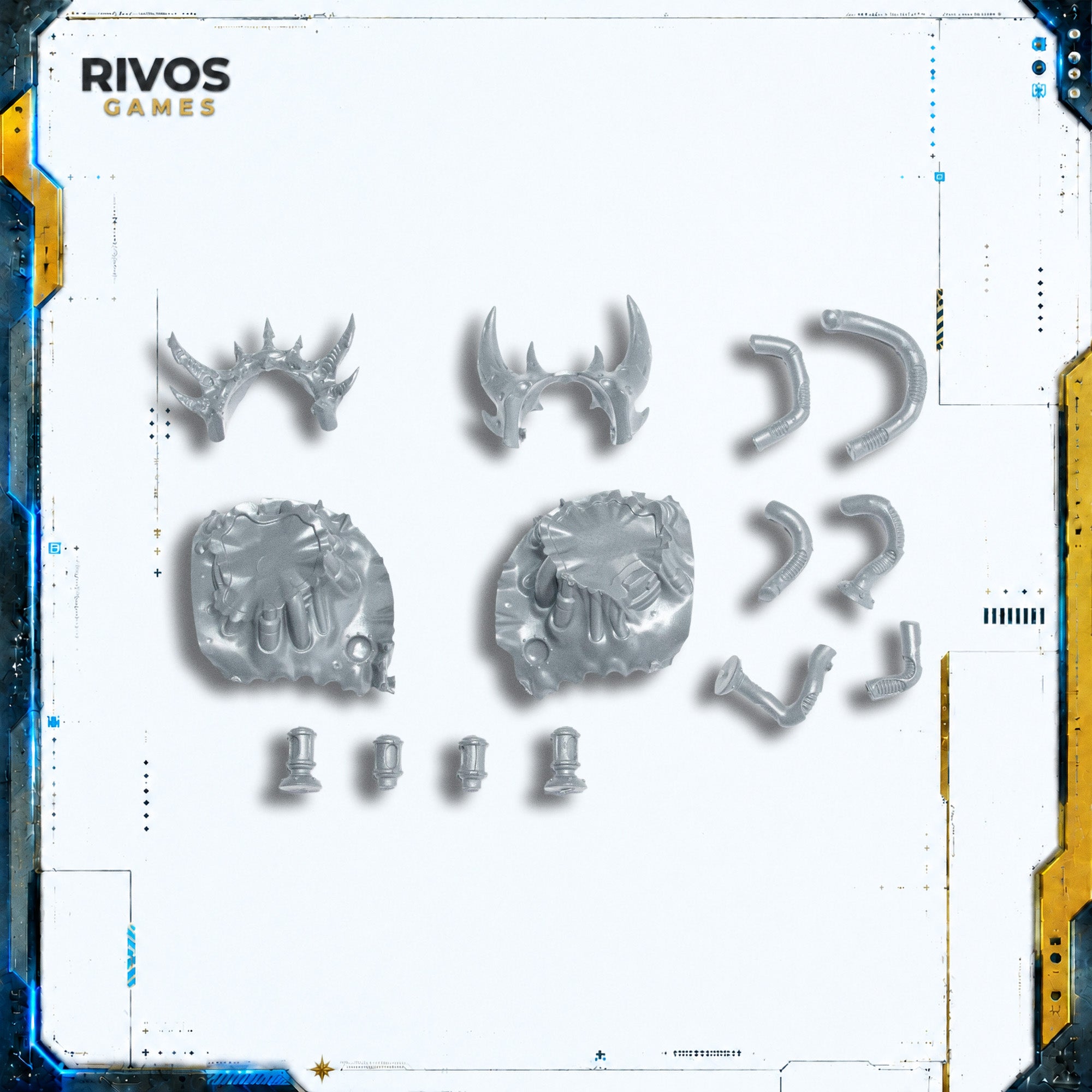 Warhammer 40K Chaos Space Marines Helbrute Accessories - Bits (Bitz)