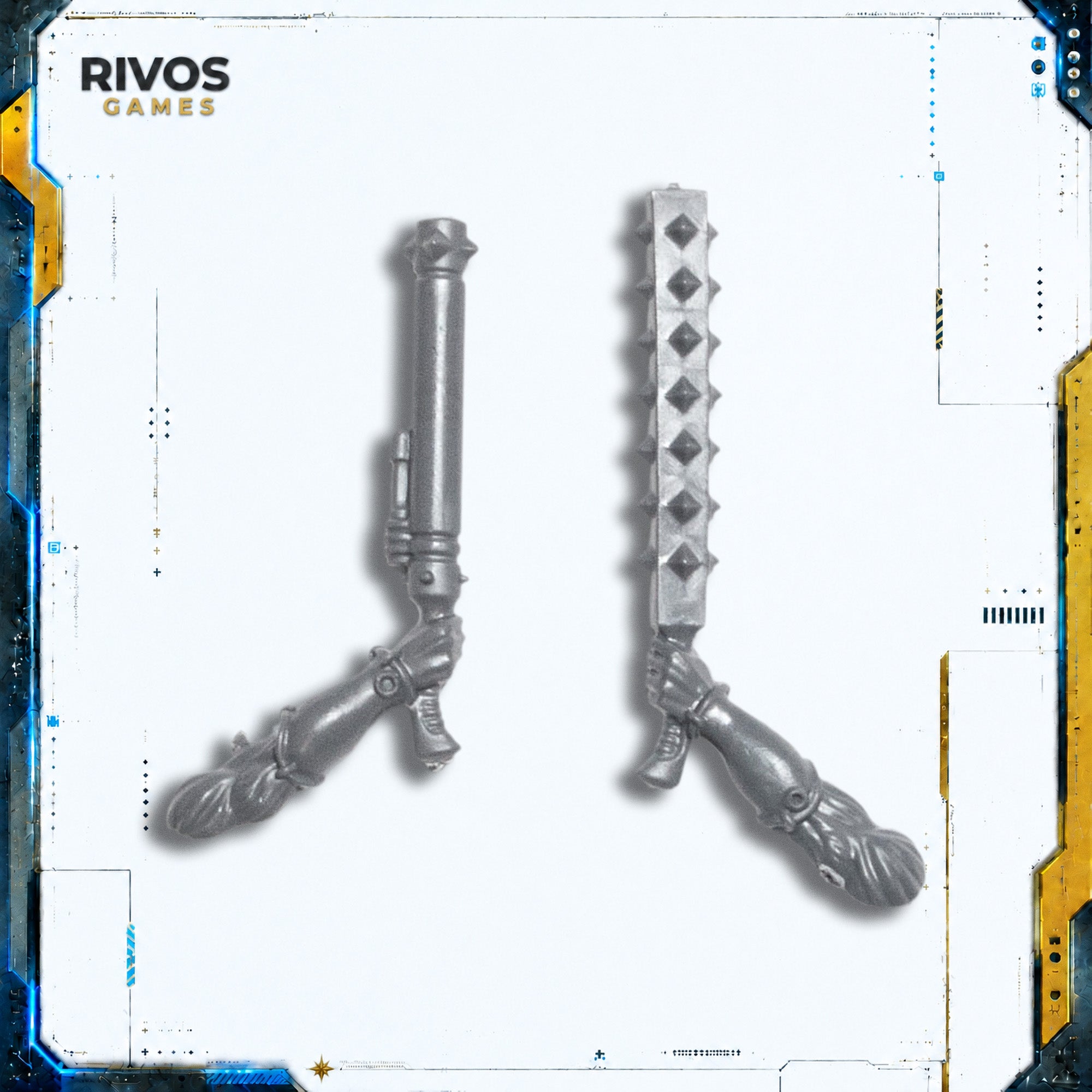 Warhammer 40K Drukhari Wracks Studded Clubs - Bits (Bitz)