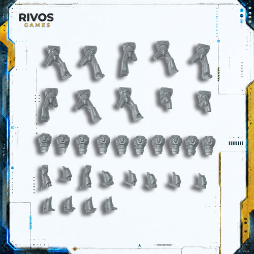 Horus Heresy Space Marines Mark VI Tactical Squad Legs and Torso x 10 - Bits (Bitz)