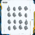 Horus Heresy Space Marines Mark VI Tactical Squad Heads x 16 - Bits (Bitz)