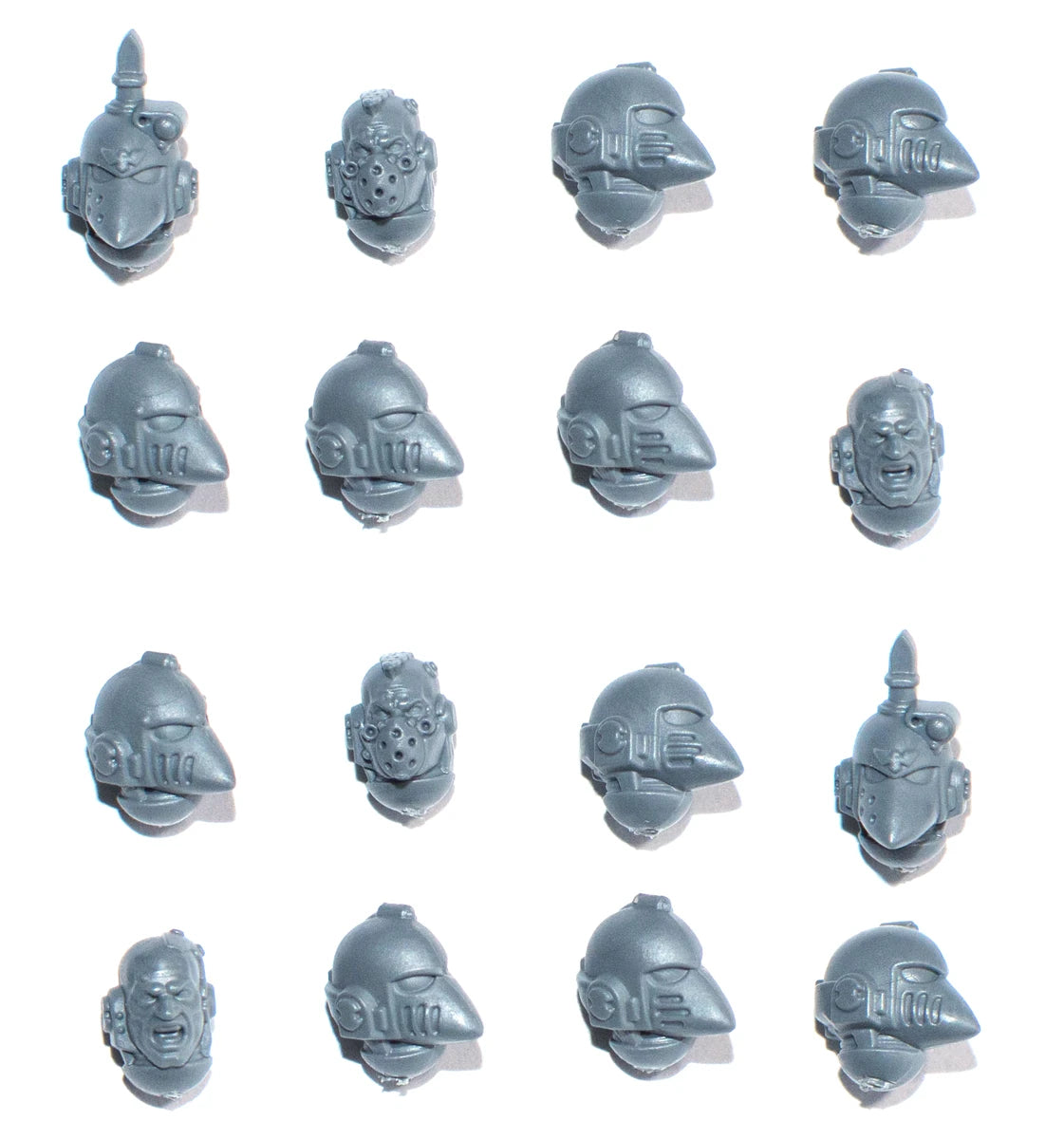 Horus Heresy Space Marines Mark VI Tactical Squad Heads x 16  Bits Bitz