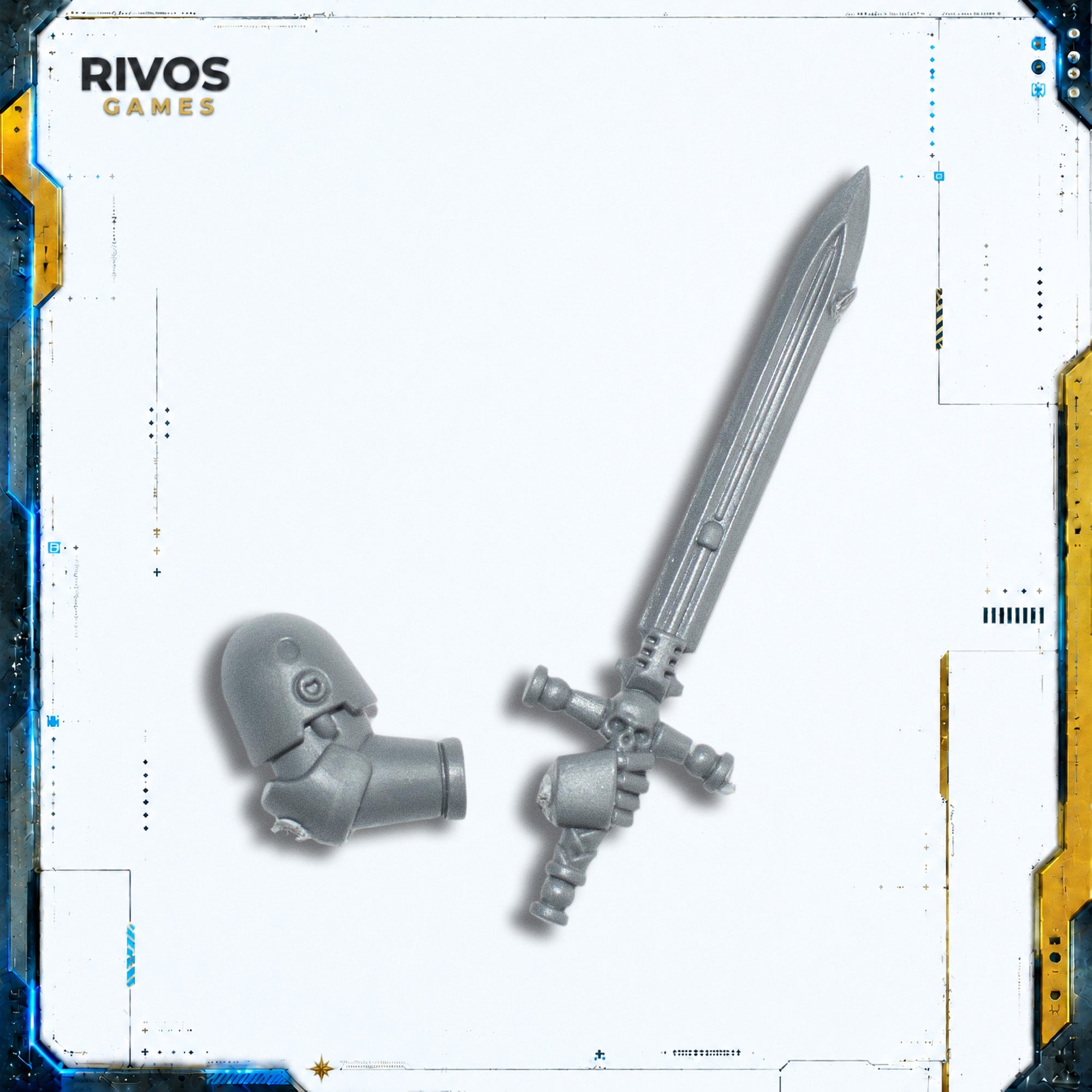 Horus Heresy Space Marines Mark VI Tactical Squad Power Sword - Bits (Bitz)