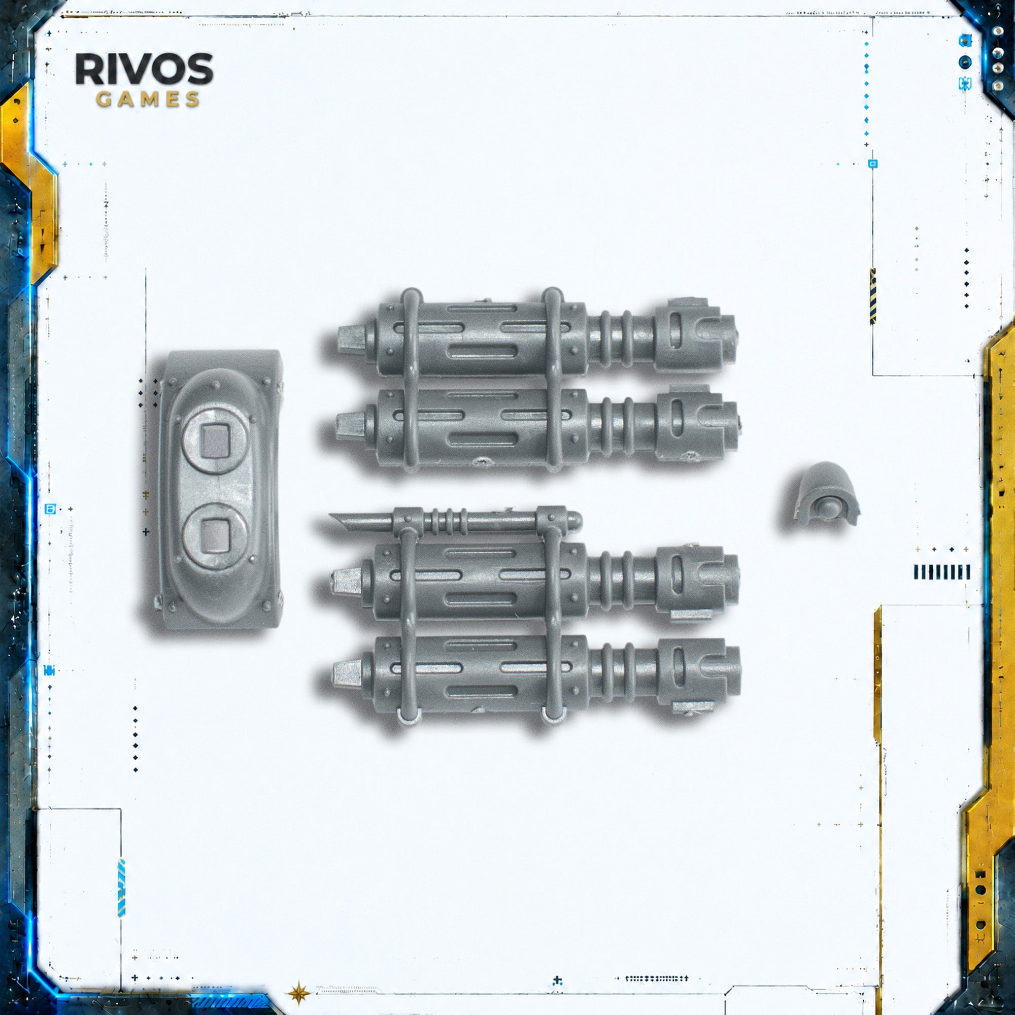 Warhammer 40K Adeptus Mechanicus Onager Dunecrawler Phosphor Blasters - Bits (Bitz)