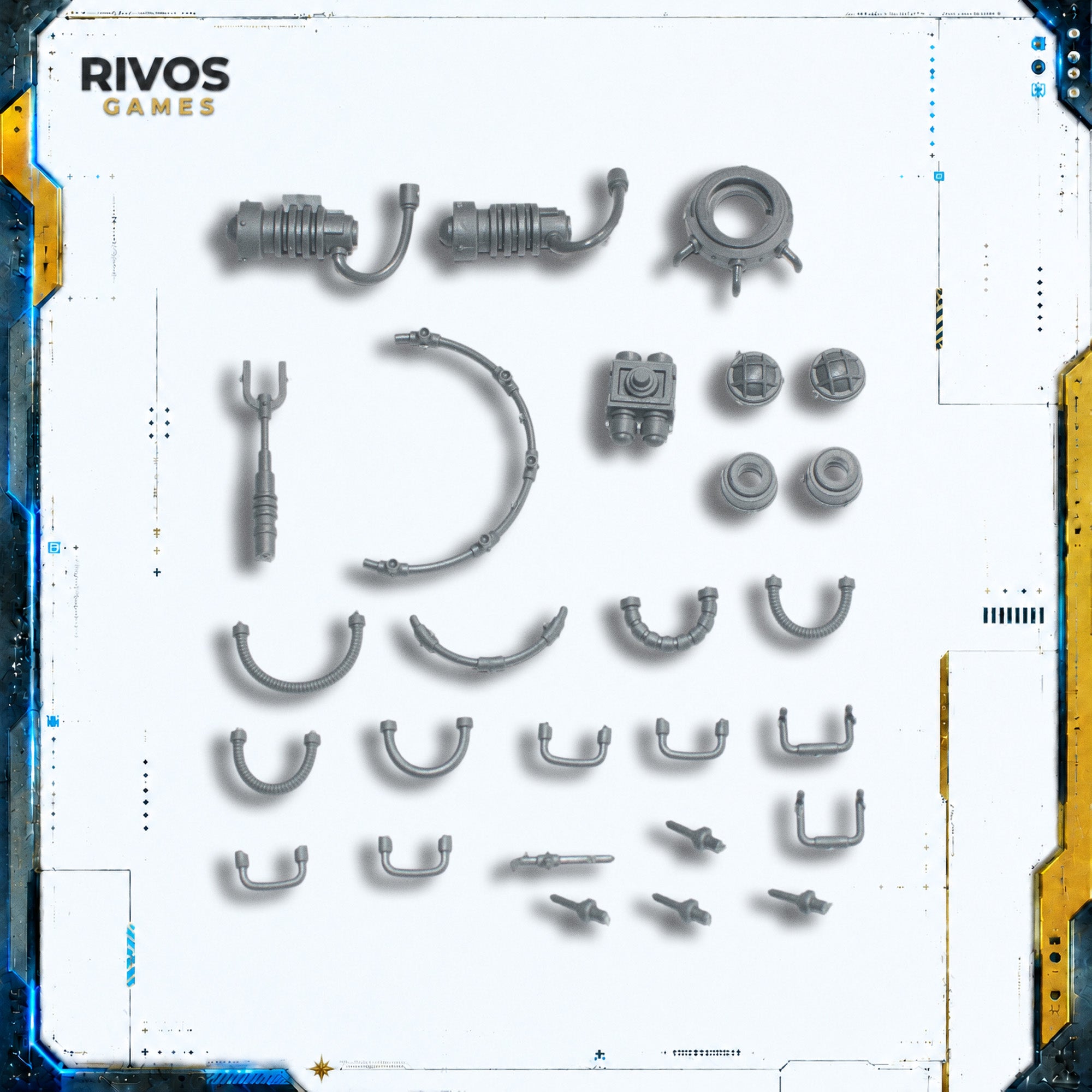 Warhammer 40K Adeptus Mechanicus Onager Dunecrawler Accessories - Bits (Bitz)