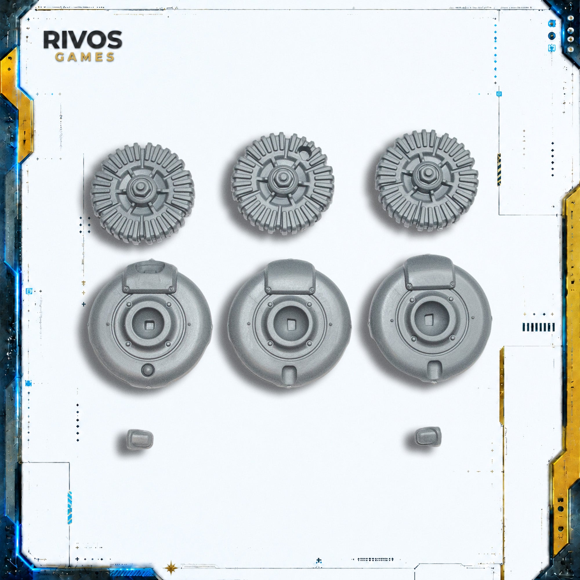 Warhammer 40K Leagues of Votann Hernkyn Pioneers Hover Plates - Bits (Bitz)