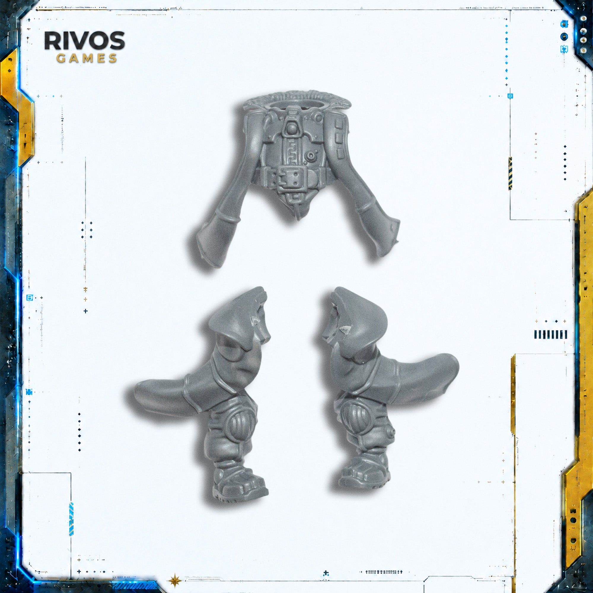 Warhammer 40K Leagues of Votann Hernkyn Pioneers Rider A - Bits (Bitz)