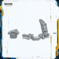 Warhammer 40K Leagues of Votann Hernkyn Pioneers Handlebars B - Bits (Bitz)