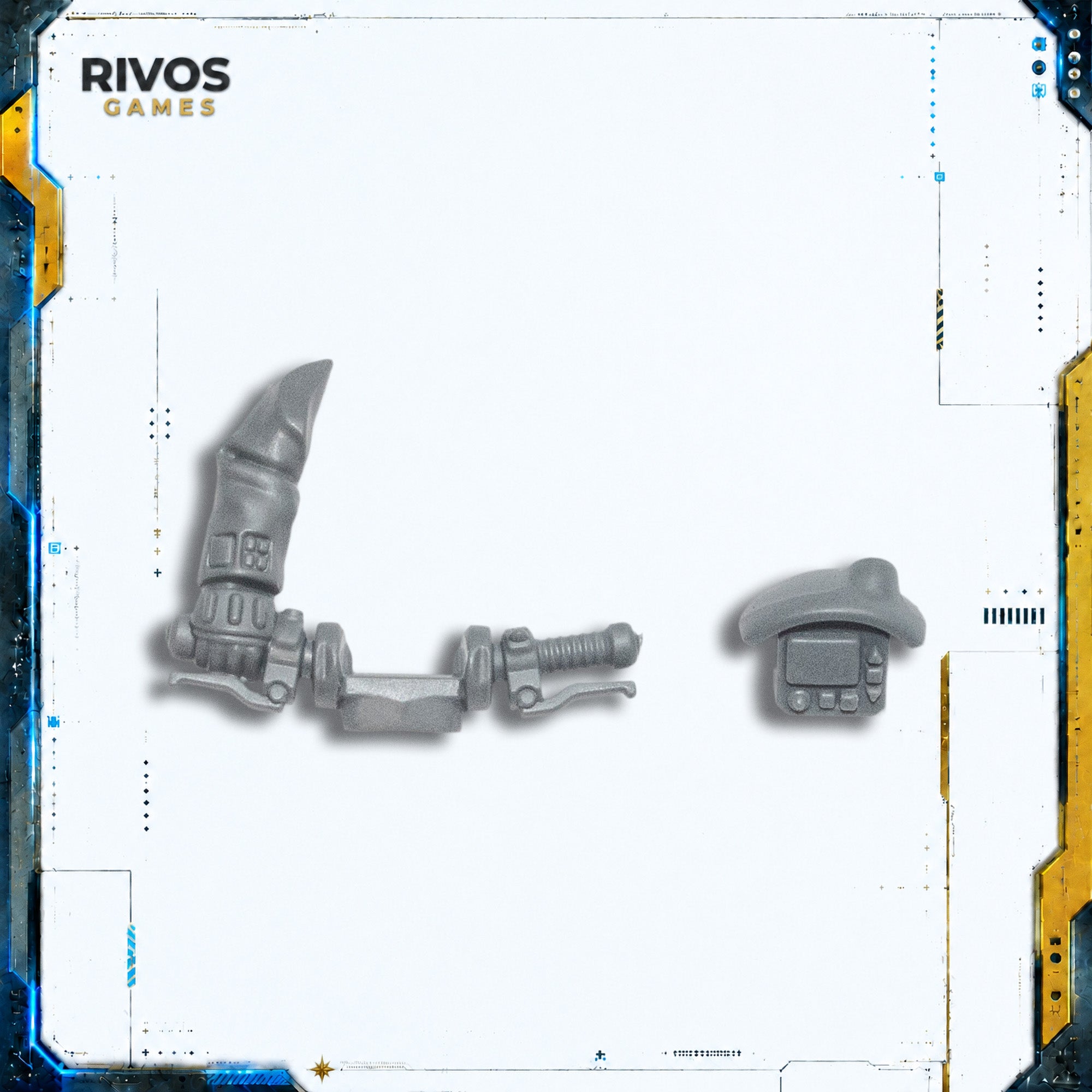 Warhammer 40K Leagues of Votann Hernkyn Pioneers Handlebars C - Bits (Bitz)