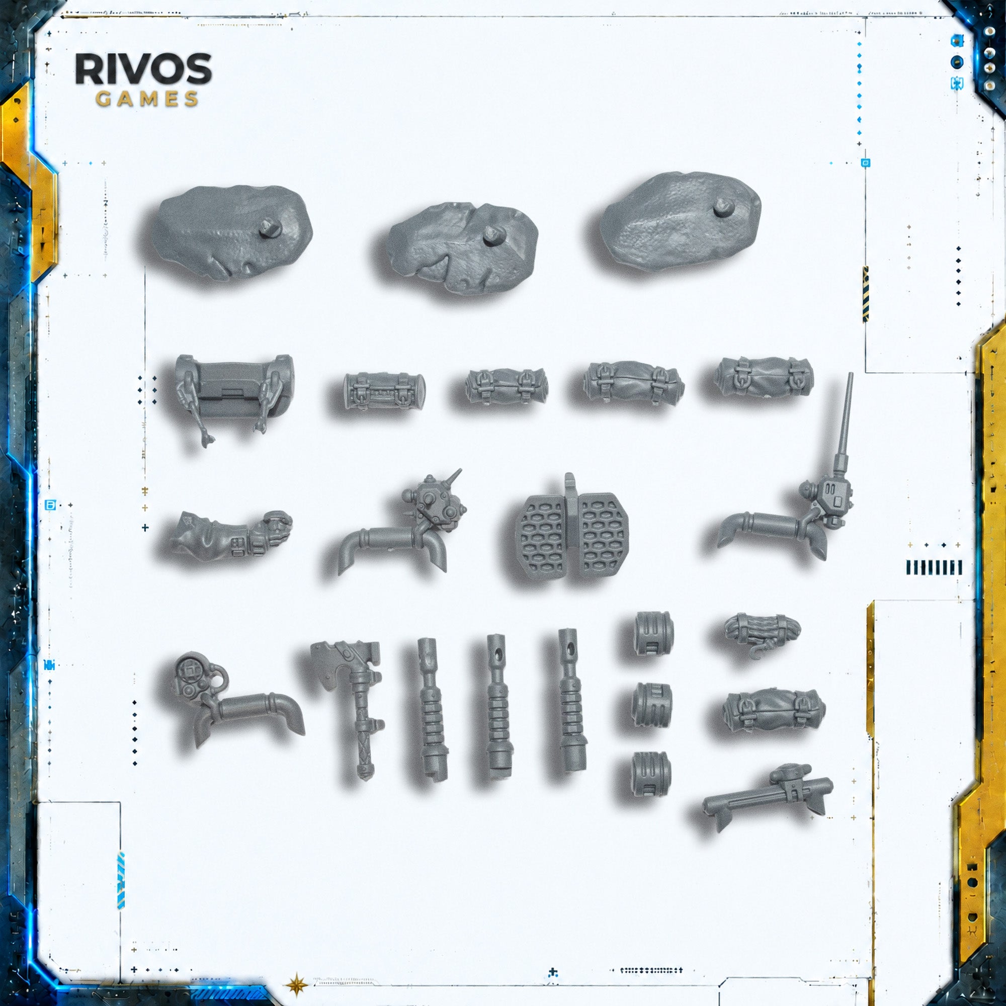 Warhammer 40K Leagues of Votann Hernkyn Pioneers Accessories - Bits (Bitz)