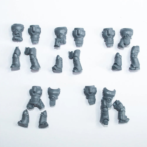 Horus Heresy Space Marines MKIII Command Squad Legs and Torso x 5 Bits Bitz