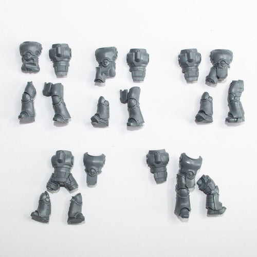 Horus Heresy Space Marines MKIII Command Squad Legs and Torso x 5 - Warhammer - Authentic Sprue