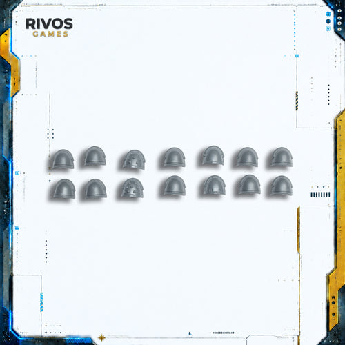 Horus Heresy Space Marines MKIII Command Squad Shoulder Pads x 14 - Bits (Bitz)