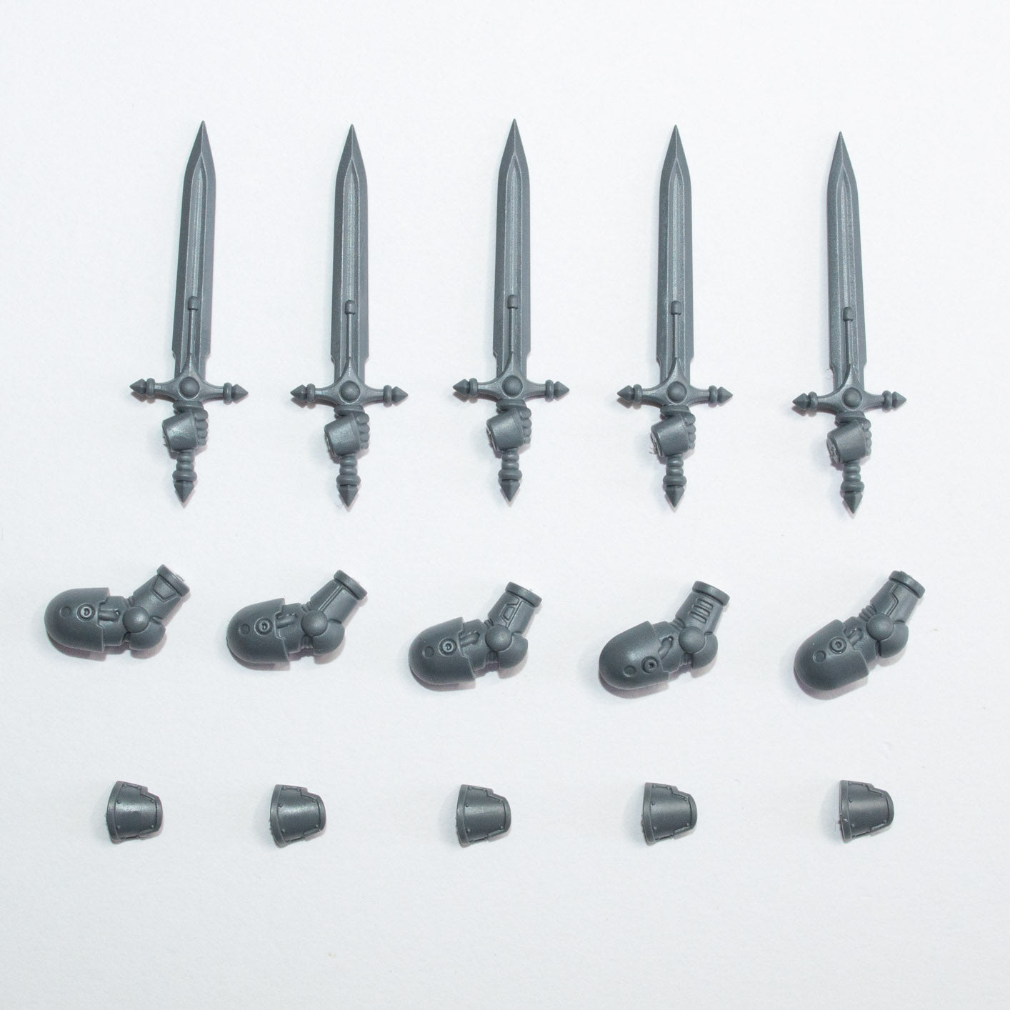 Horus Heresy Space Marines MKIII Command Squad Power Sword x 5 - Warhammer - Spare Part