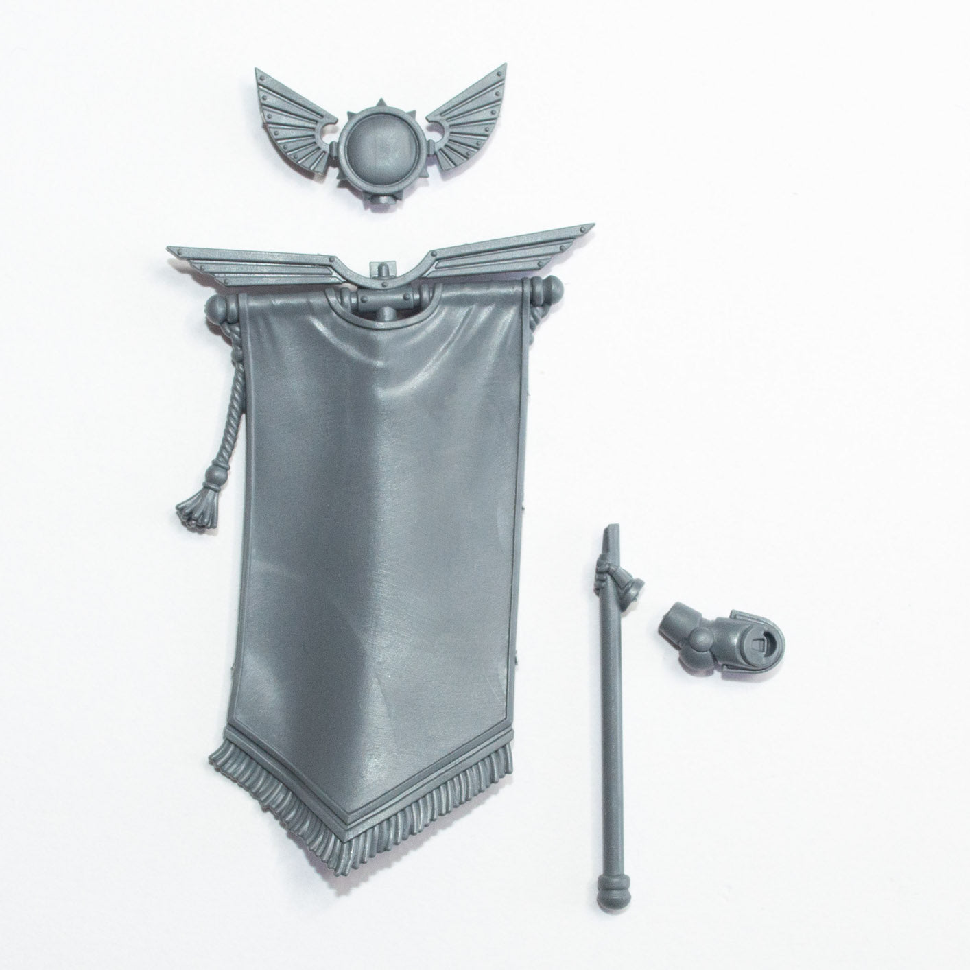 Horus Heresy Space Marines MKIII Command Squad Legion Standard A - Warhammer - Authentic Sprue