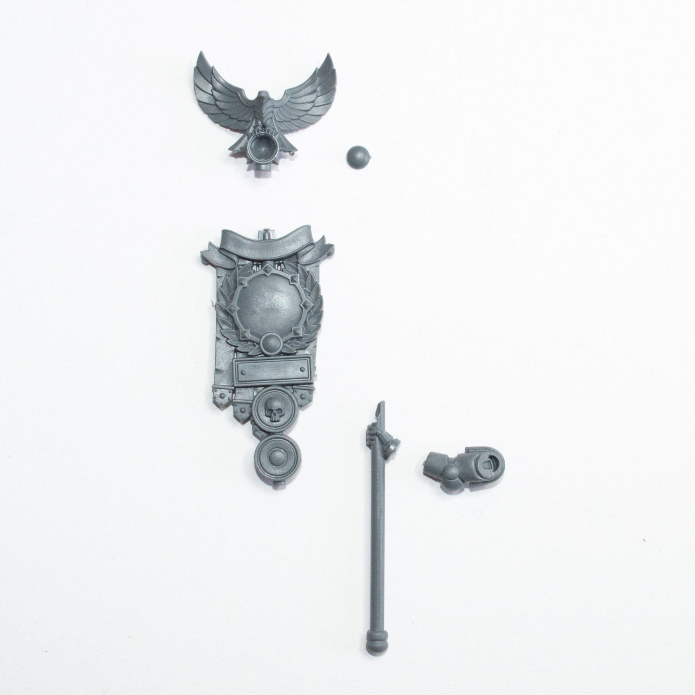 Horus Heresy Space Marines MKIII Command Squad Legion Standard B - Warhammer - Conversion Part