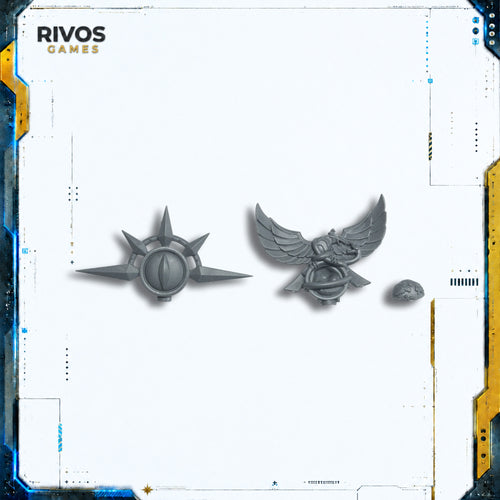 Horus Heresy Space Marines MKIII Command Squad Traitor Icons - Bits (Bitz)