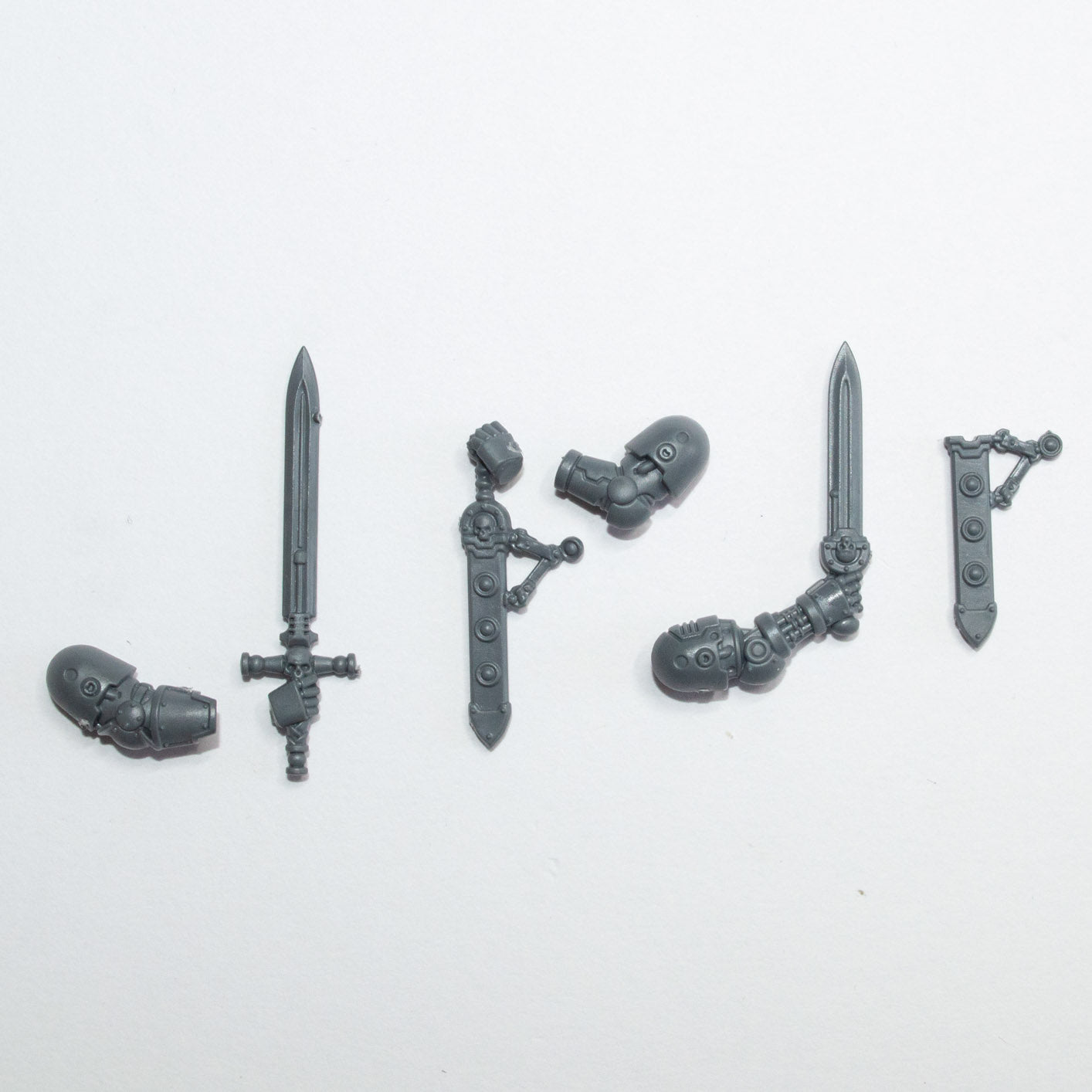 Horus Heresy Space Marines MKIII Command Squad Power Swords - Warhammer - Authentic Sprue