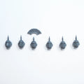 Horus Heresy Space Marines MKIII Command Squad Helmets x 6 Bits Bitz