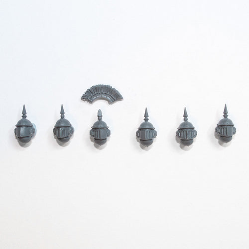 Horus Heresy Space Marines MKIII Command Squad Helmets x 6 - Warhammer - Conversion Part