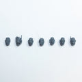 Horus Heresy Space Marines MKIII Command Squad Heads x 7 Bits Bitz