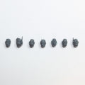 Horus Heresy Space Marines MKIII Command Squad Heads x 7 - Warhammer - Authentic Sprue