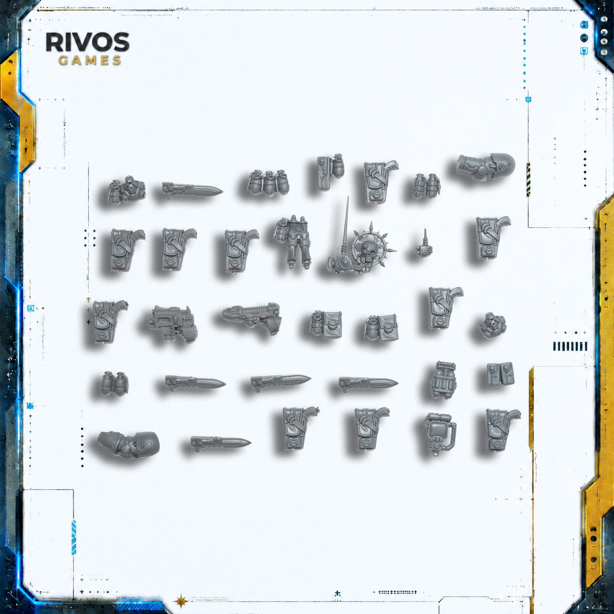 Horus Heresy Space Marines MKIII Command Squad Accessories - Bits (Bitz)