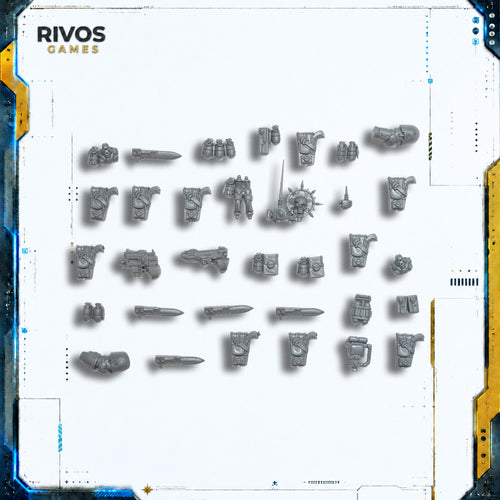 Horus Heresy Space Marines MKIII Command Squad Accessories - Bits (Bitz)