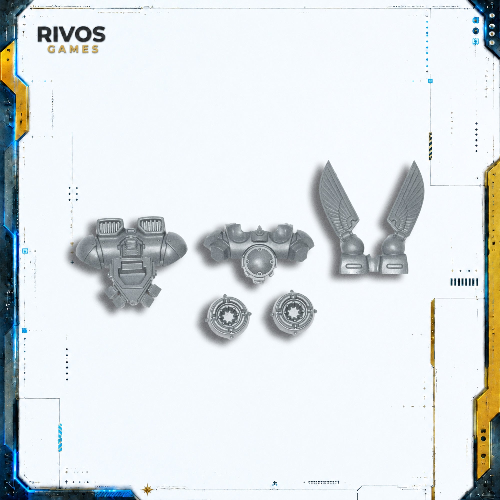 Warhammer 40K Blood Angels Sanguinary Guard Jump Pack A - Bits (Bitz)