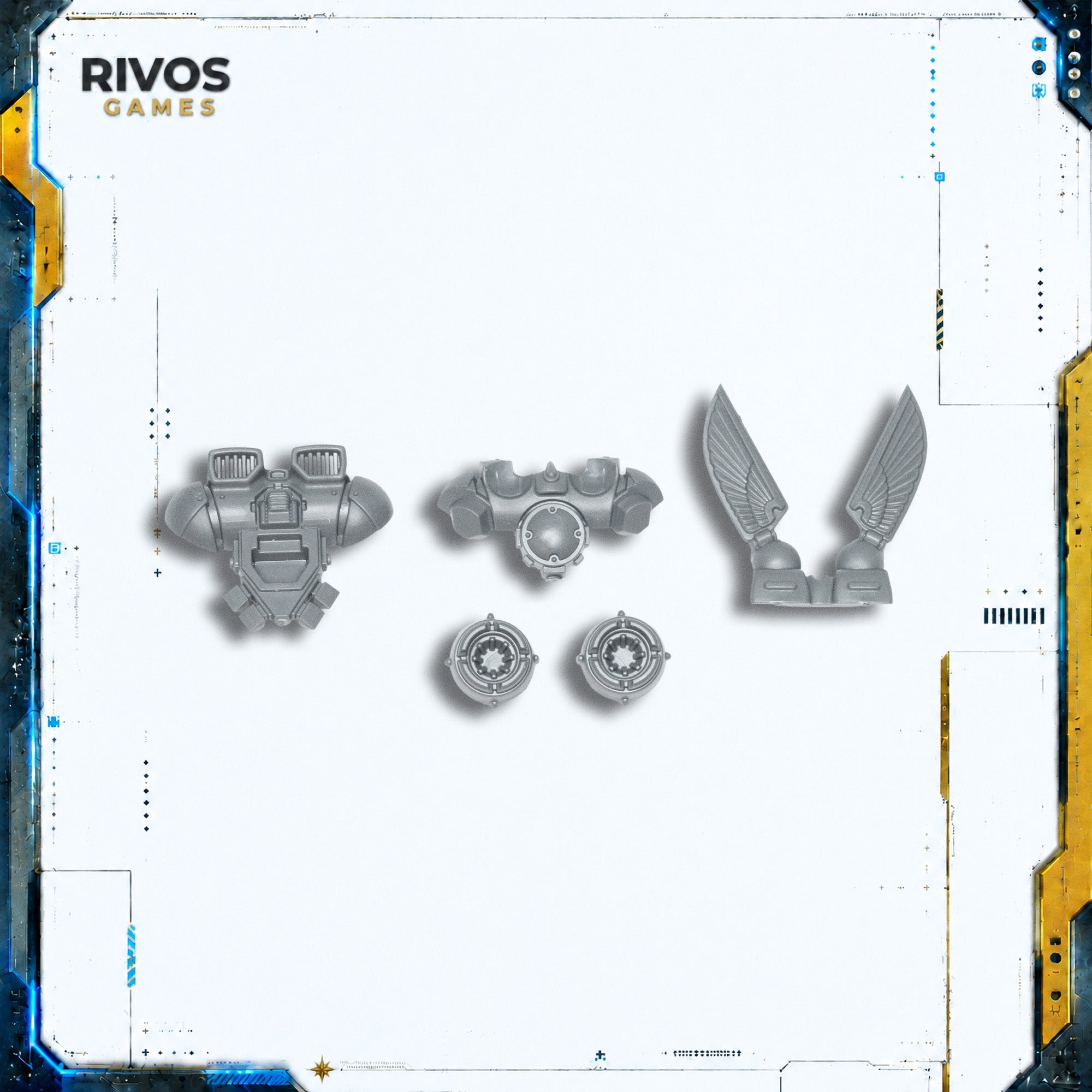 Warhammer 40K Blood Angels Sanguinary Guard Jump Pack B - Bits (Bitz)