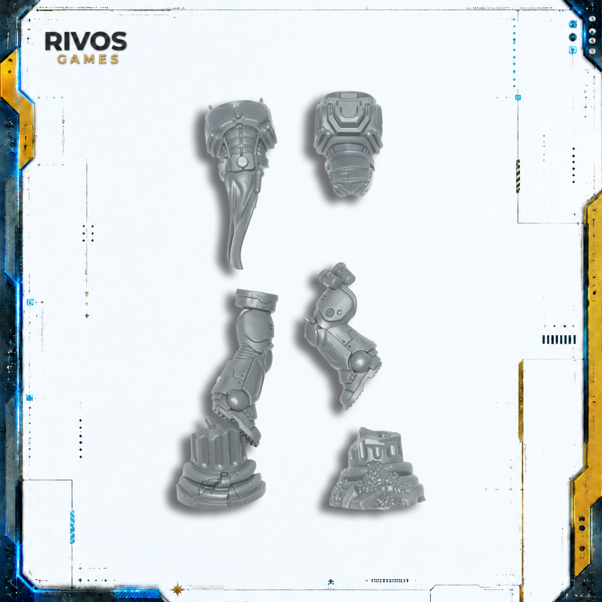 Warhammer 40K Blood Angels Sanguinary Guard Legs and Torso B - Bits (Bitz)