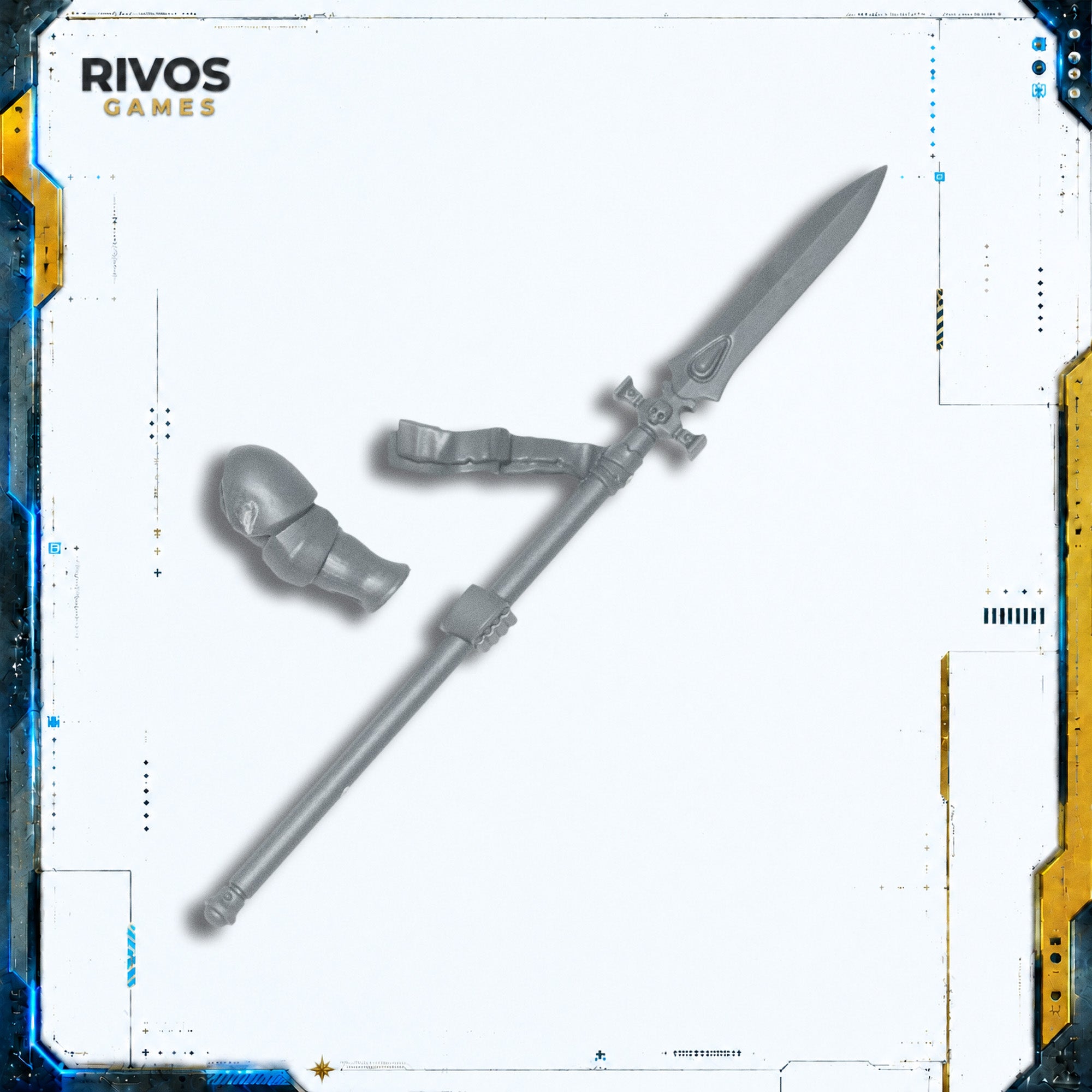 Warhammer 40K Blood Angels Sanguinary Guard Encarmine Spear A - Bits (Bitz)