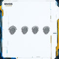 Warhammer 40K Blood Angels Sanguinary Guard Death Mask x 4 - Bits (Bitz)