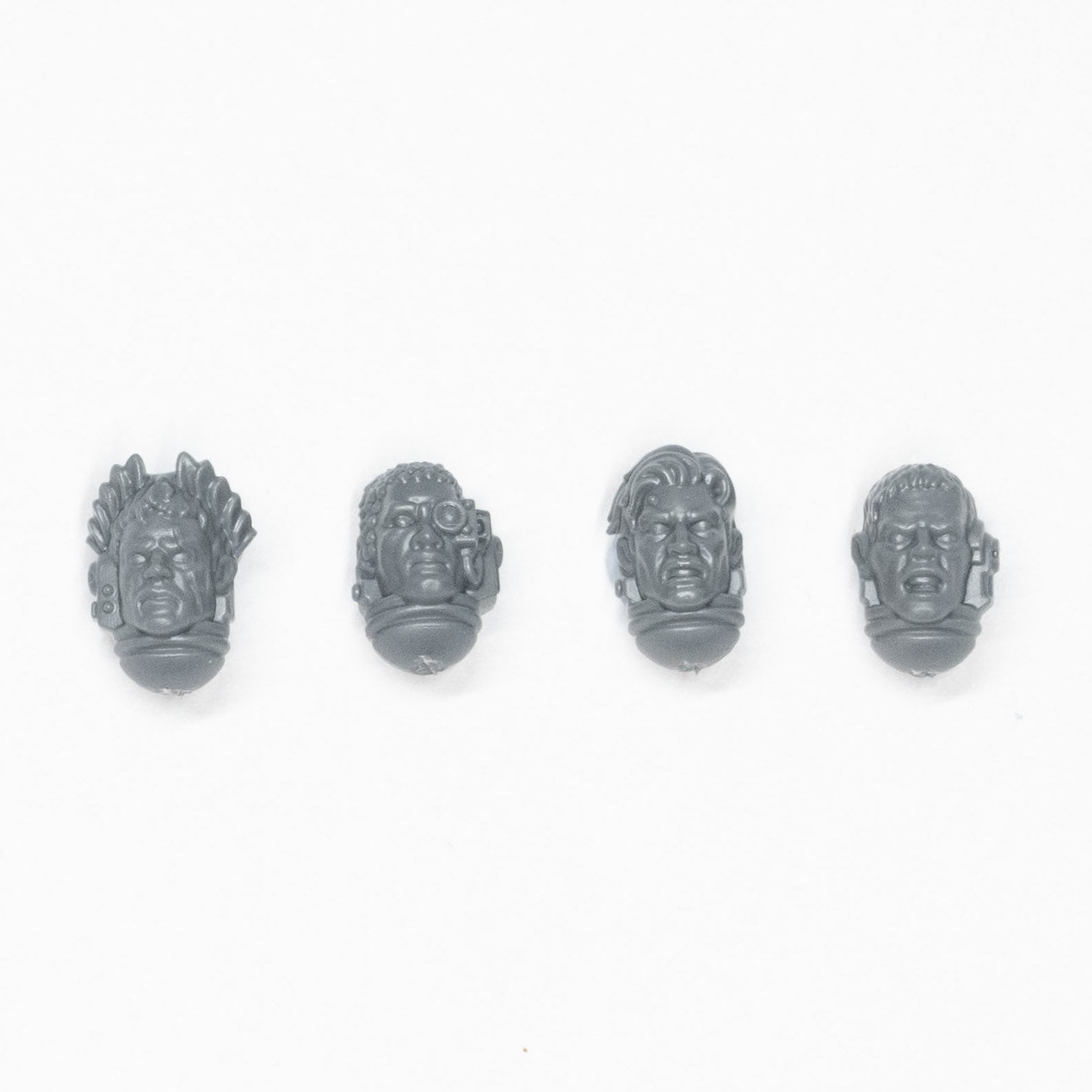 Blood Angels Sanguinary Guard Heads x 3 - Warhammer - Kitbash Bit