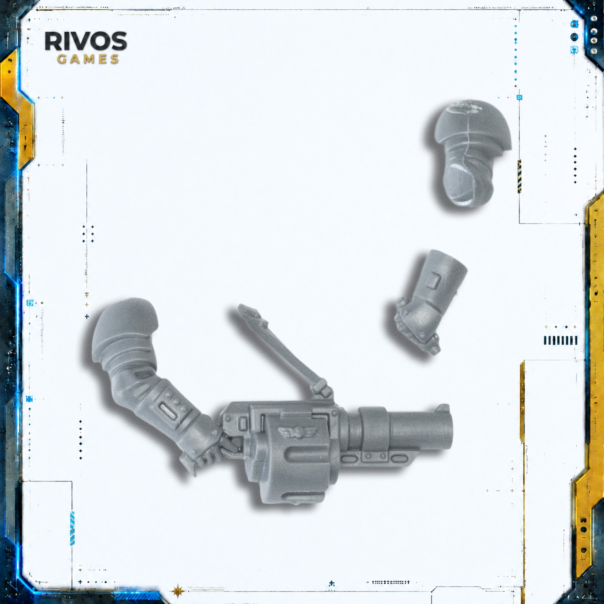 Warhammer 40K Astra Militarum Kasrkin Grenade Launcher A - Bits (Bitz)