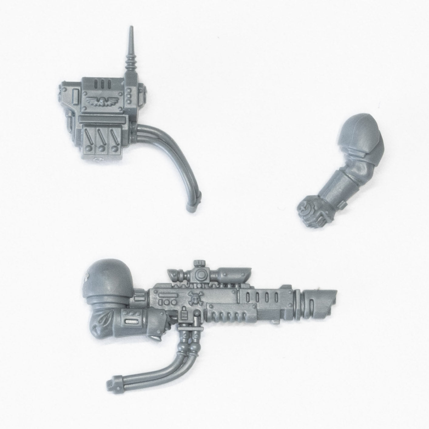 Astra Militarum Kasrkin Hot Shot Volley Gun - Astra Militarum - Authentic Sprue