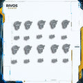 Warhammer 40K Astra Militarum Kasrkin Helmets x 10 - Bits (Bitz)