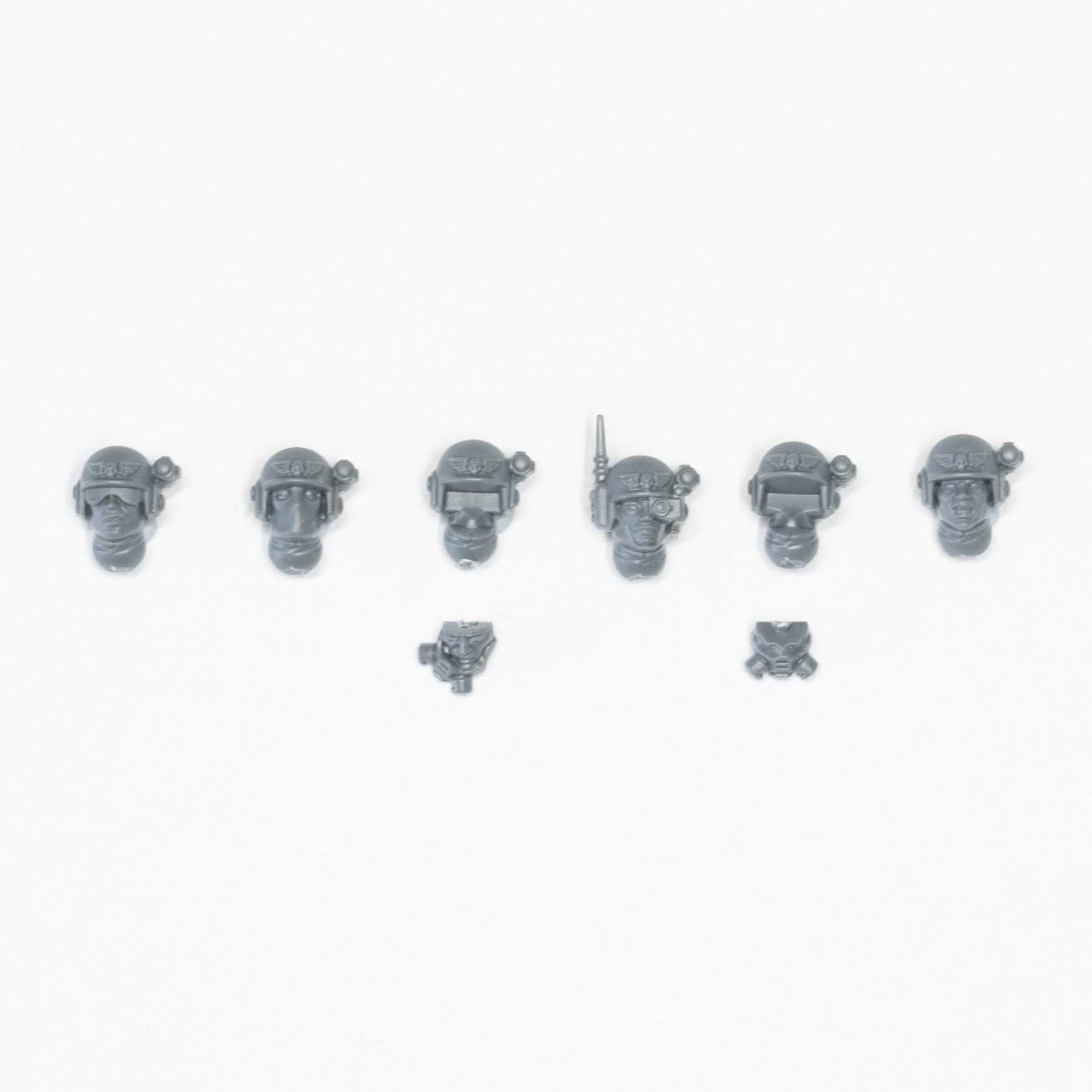 Astra Militarum Kasrkin Helmets x 6 - Astra Militarum - Conversion Part