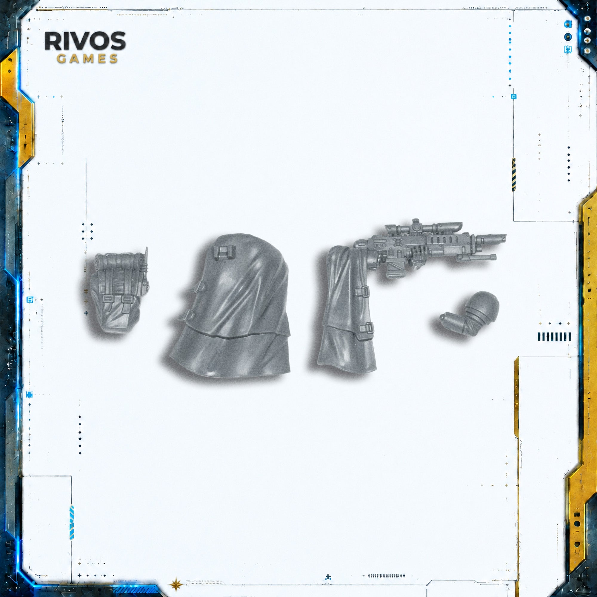 Warhammer 40K Astra Militarum Kasrkin Camouflaged Sharpshooter - Bits (Bitz)