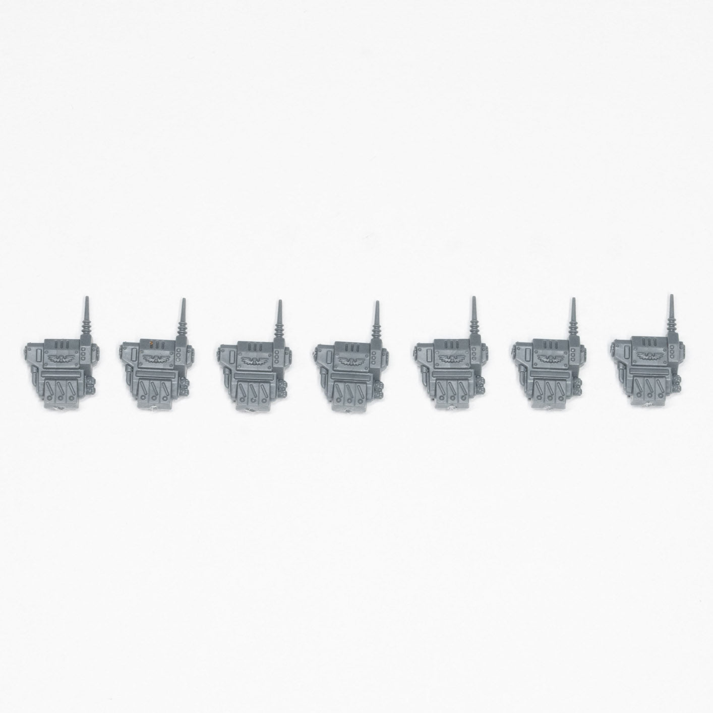 Astra Militarum Kasrkin Backpacks x 7 - Astra Militarum - Conversion Part