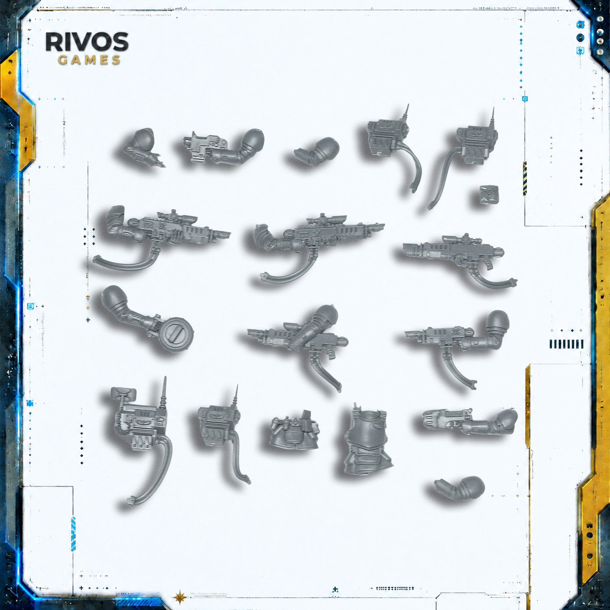 Warhammer 40K Astra Militarum Kasrkin Accessories - Bits (Bitz)
