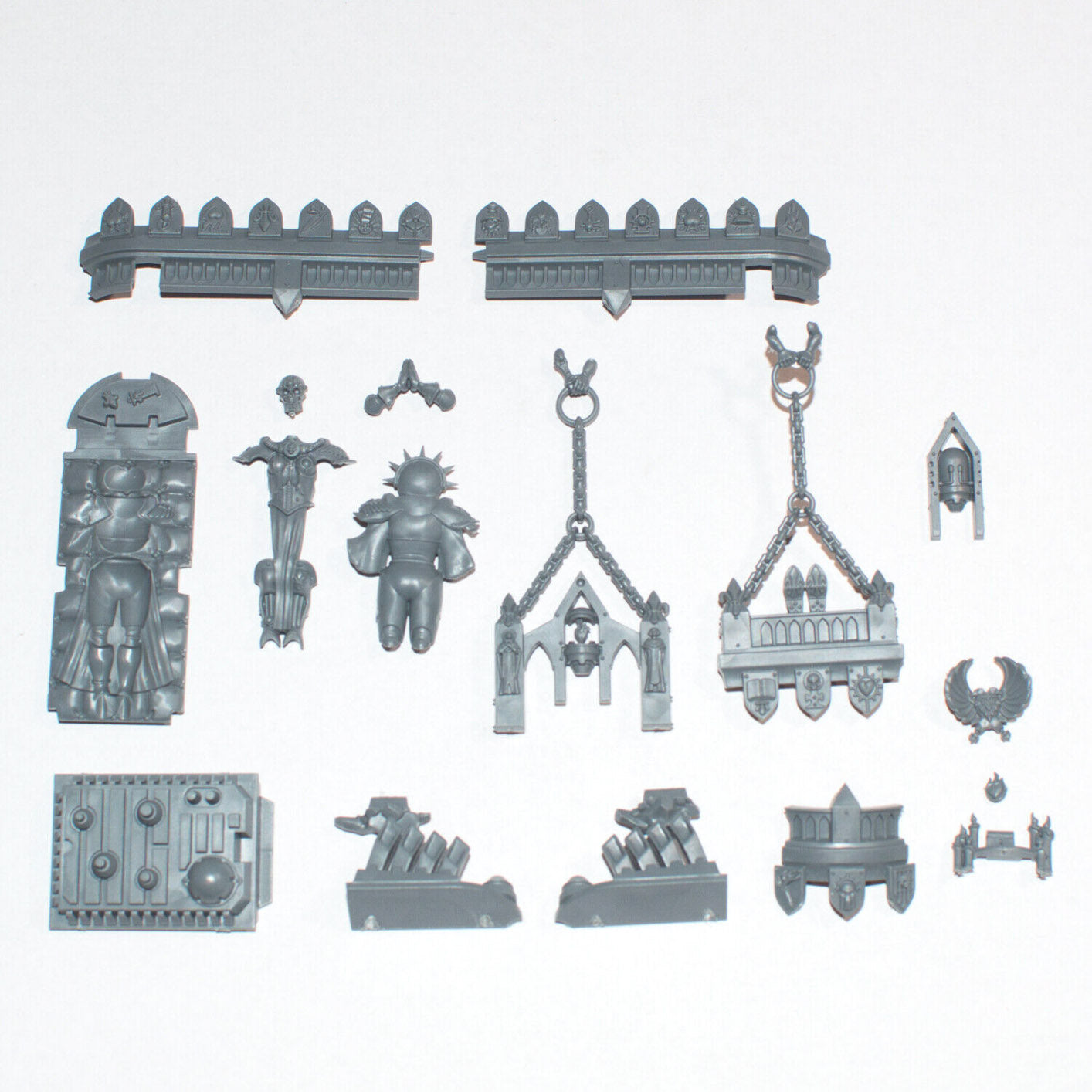 Adepta Sororitas Triumph of Saint Katherine Blessed Coffin - Warhammer - Authentic Sprue